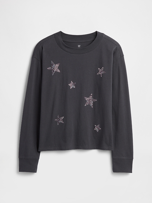 Image number 1 showing, Kids Oversized Graphic T-Shirt