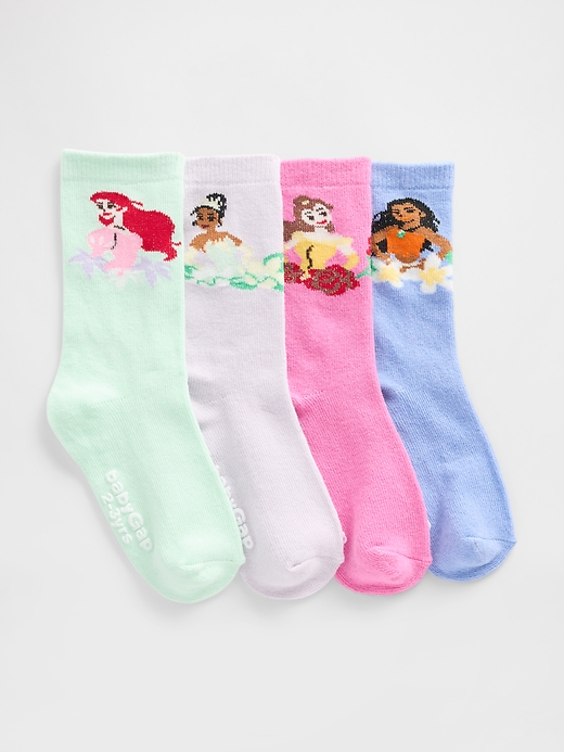 Image number 1 showing, babyGap × Disney Crew Socks (4-Pack)