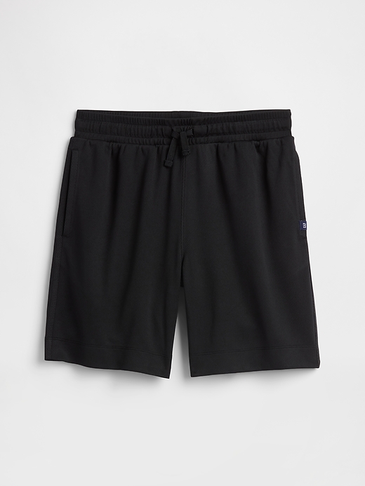 Image number 1 showing, Kids 100% Recycled Pull-On Mesh Shorts