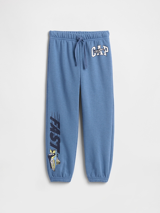 Image number 1 showing, babyGap Hot Wheels Relaxed Pull-On Logo Joggers