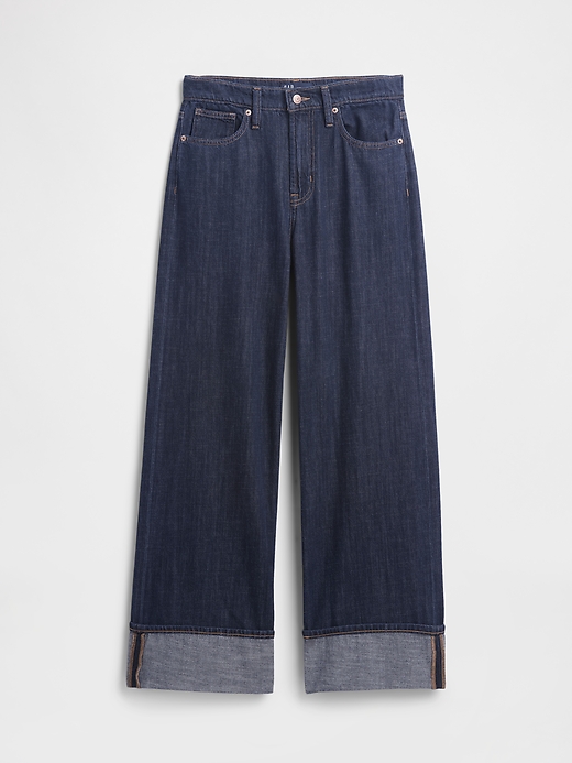 Image number 7 showing, High Rise Wide-Leg Jeans