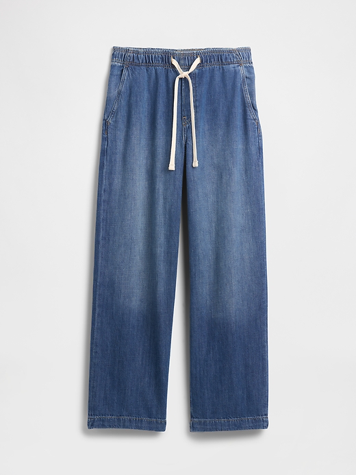 Image number 7 showing, High Rise Easy Wide-Leg Jeans
