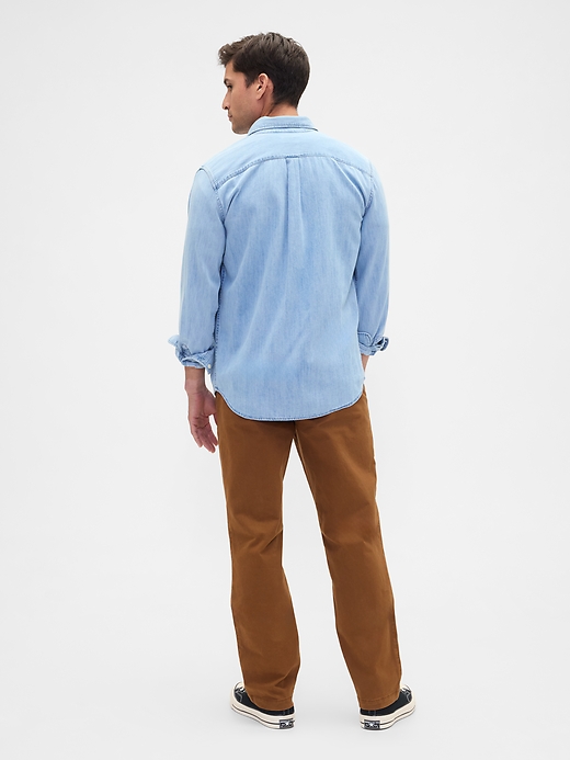 Image number 2 showing, GapFlex Essential Khakis in Slim Fit