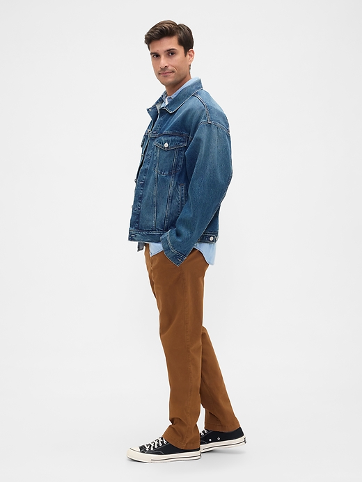 Image number 4 showing, GapFlex Essential Khakis in Slim Fit