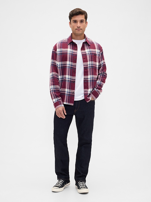 Image number 3 showing, Flannel Shirt in Boxy Fit