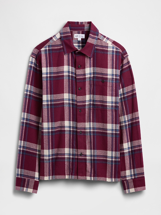 Image number 5 showing, Flannel Shirt in Boxy Fit