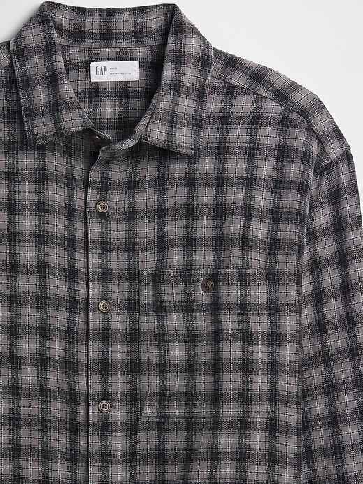 Image number 4 showing, Flannel Shirt in Boxy Fit