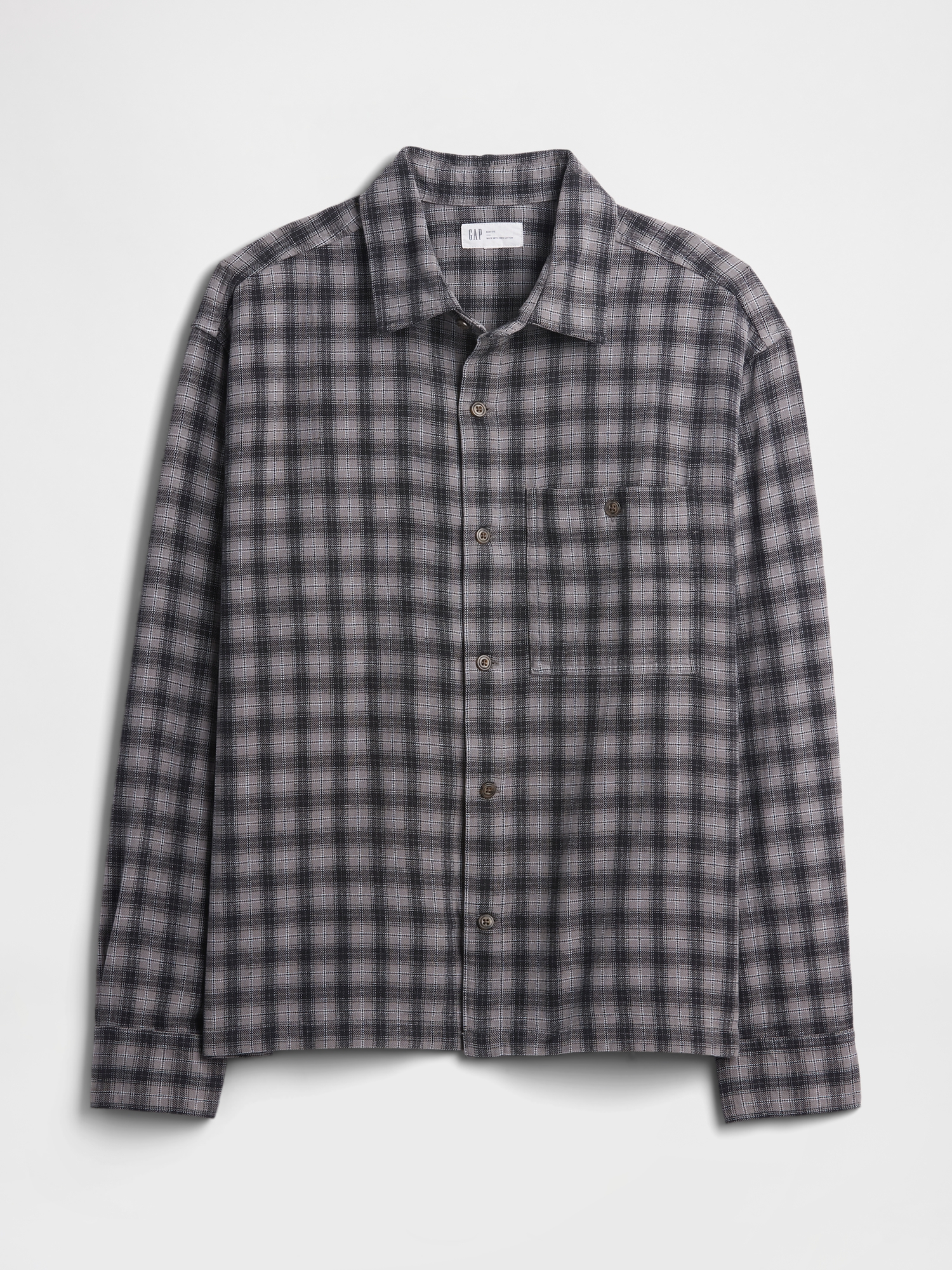 Flannel Shirt in Boxy Fit | Gap Factory