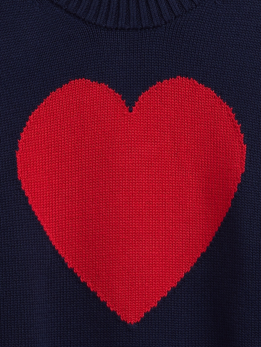 Image number 4 showing, Relaxed Cropped Intarsia Sweater