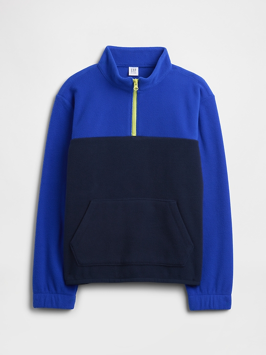 Image number 1 showing, Kids Relaxed Quarter-Zip Sweatshirt