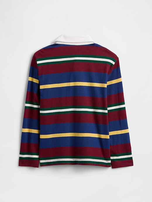 Image number 2 showing, Kids Relaxed Stripe Rugby Polo Shirt