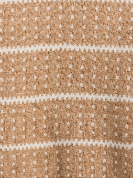 Image number 4 showing, Relaxed Fair Isle Mockneck Sweater