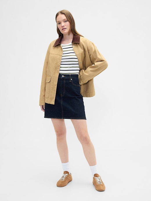 Image number 3 showing, Modern Ribbed Stripe Crewneck T-Shirt