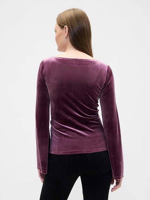 Image number 2 showing, Bell Sleeve Boatneck T-Shirt