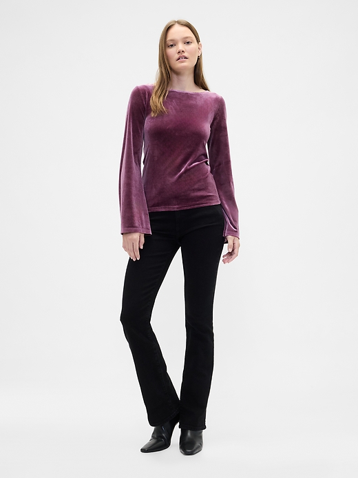 Image number 3 showing, Bell Sleeve Boatneck T-Shirt