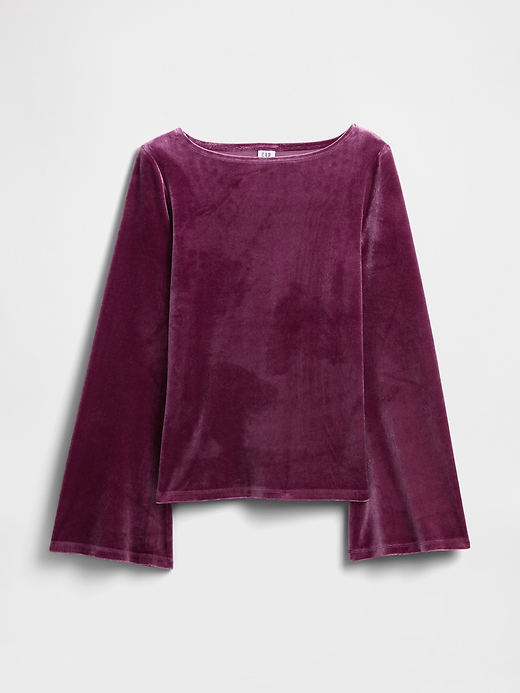 Image number 5 showing, Bell Sleeve Boatneck T-Shirt