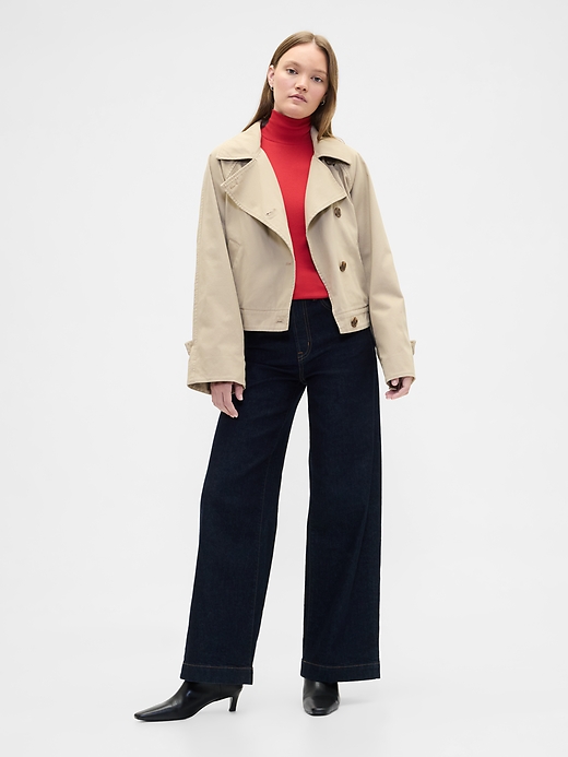 Image number 3 showing, Ribbed Turtleneck T-Shirt