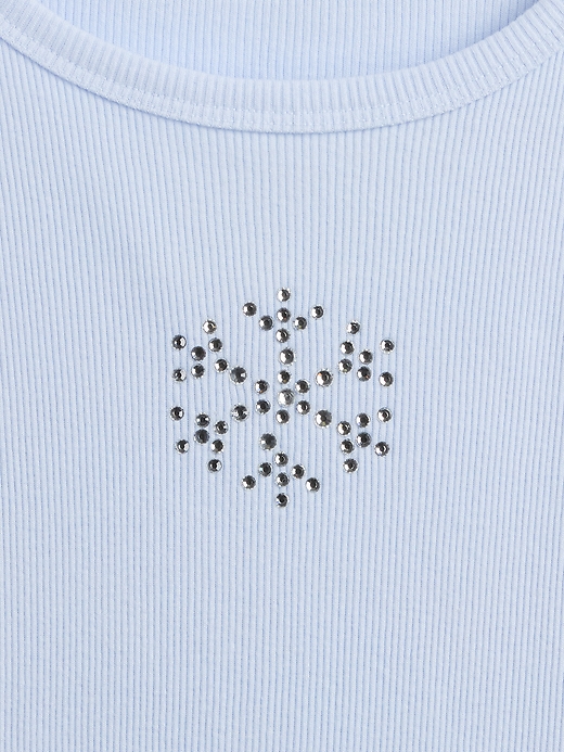 Image number 3 showing, Kids Ribbed Pointelle T-Shirt