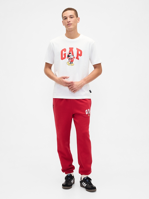Image number 1 showing, Gap × Disney Mickey Mouse Relaxed Logo Joggers
