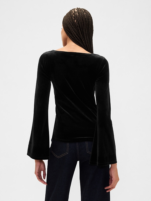 Image number 2 showing, Bell Sleeve Boatneck T-Shirt