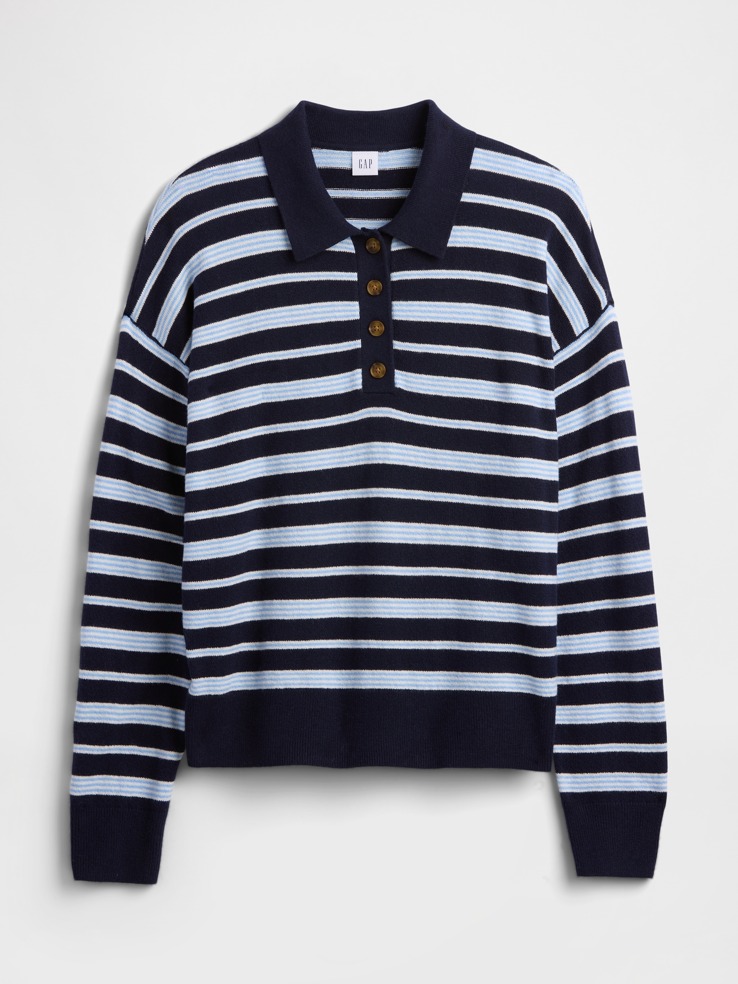 CashSoft Relaxed Sweater Polo Shirt | Gap Factory