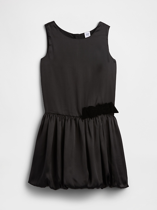 Image number 1 showing, Kids Satin Bubble Dress