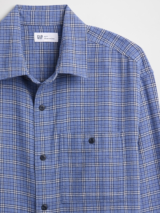 Image number 4 showing, Flannel Shirt in Boxy Fit