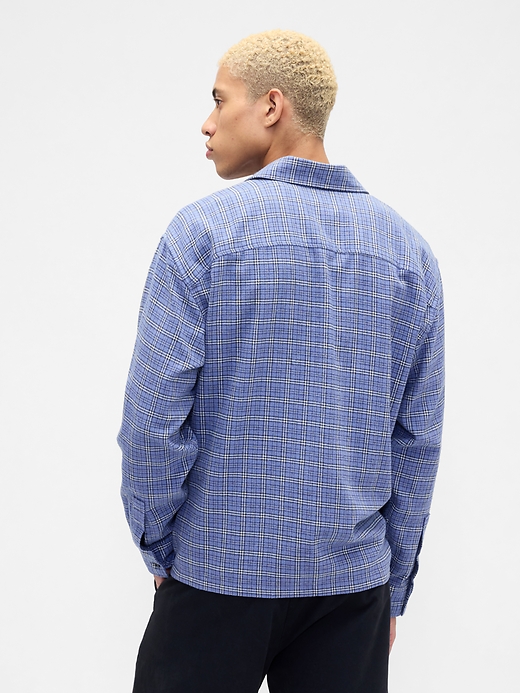 Image number 2 showing, Flannel Shirt in Boxy Fit