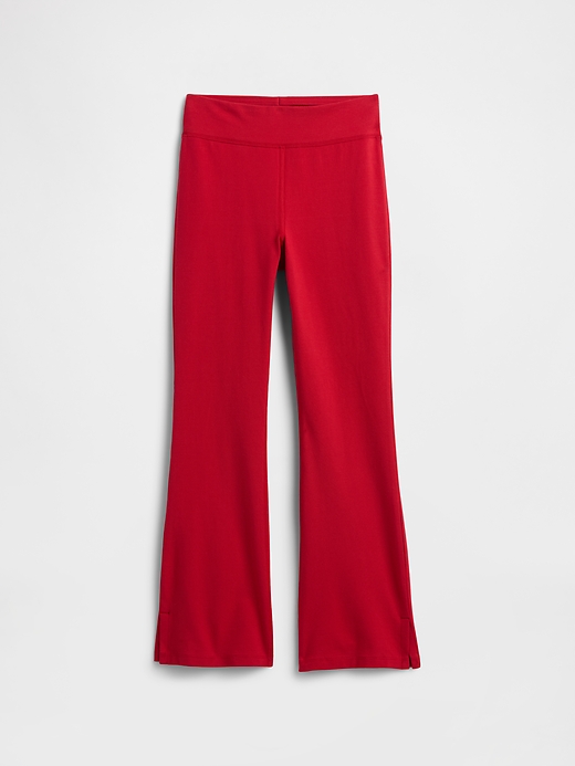 Image number 1 showing, Kids Stretch Jersey Flare Leggings