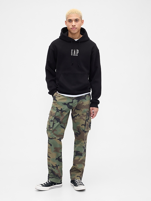 Image number 3 showing, Adult Vintage Soft Oversized Gap Mini-Logo Hoodie
