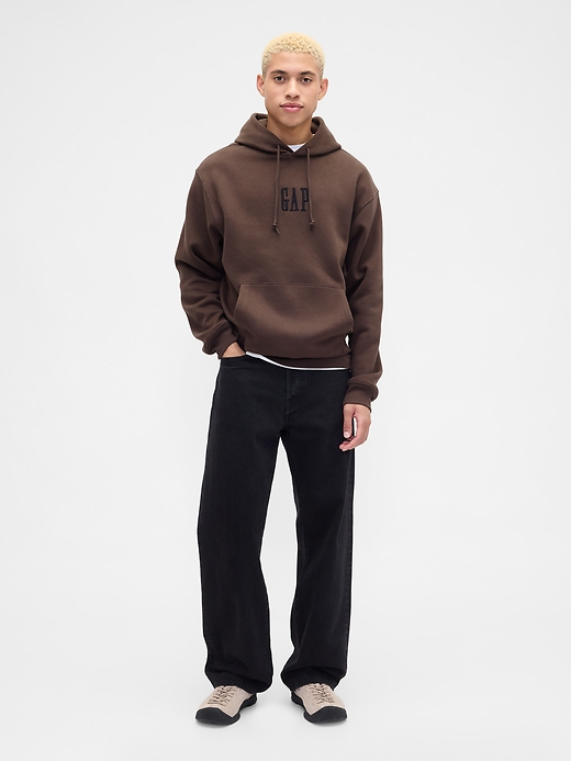Image number 3 showing, Adult Vintage Soft Oversized Gap Mini-Logo Hoodie