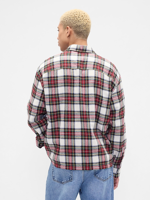 Image number 2 showing, Flannel Shirt in Boxy Fit