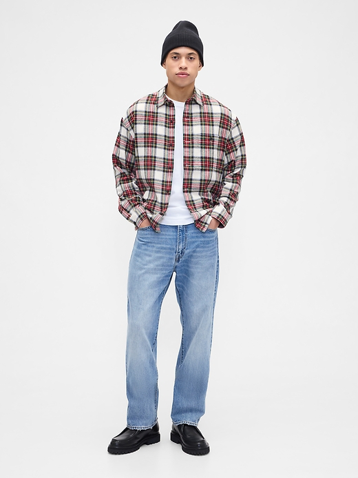Image number 3 showing, Flannel Shirt in Boxy Fit