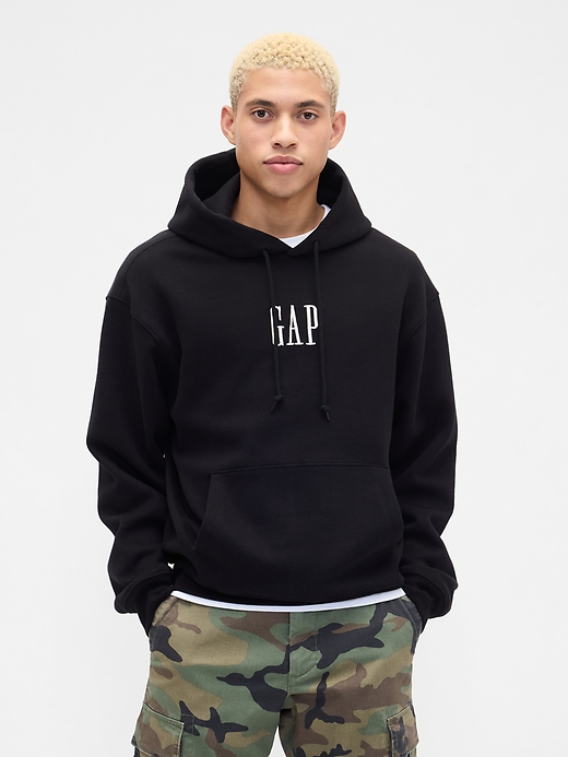Image number 1 showing, Adult Vintage Soft Oversized Gap Mini-Logo Hoodie