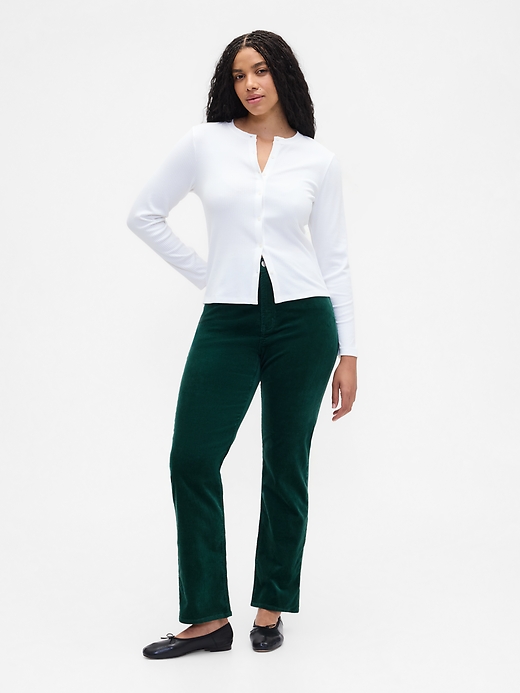 Image number 5 showing, High Rise '90s Original Straight Corduroy Pants