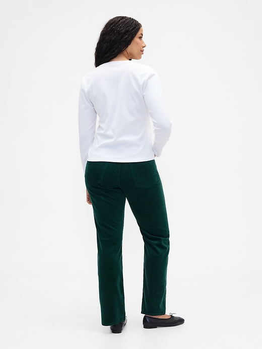 Image number 6 showing, High Rise '90s Original Straight Corduroy Pants