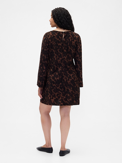 Image number 5 showing, Satin Boatneck Mini Dress