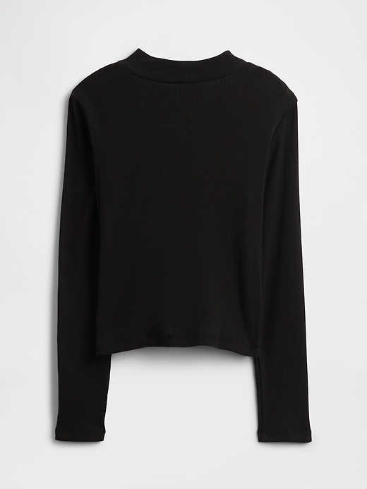 Image number 2 showing, Kids Ribbed Mockneck Top