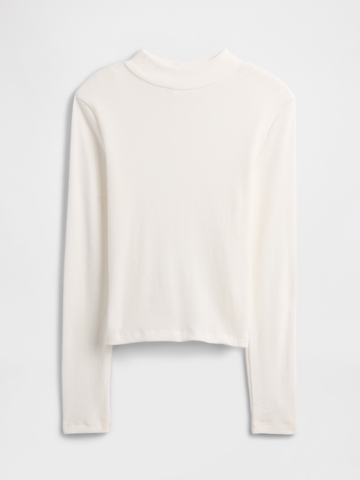 Image number 1 showing, Kids Ribbed Mockneck Top