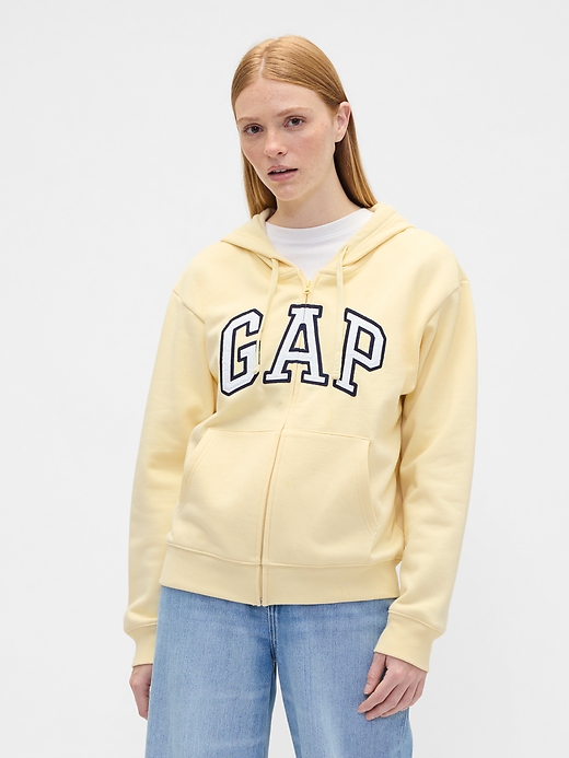 Image number 1 showing, Relaxed Gap Logo Zip Hoodie