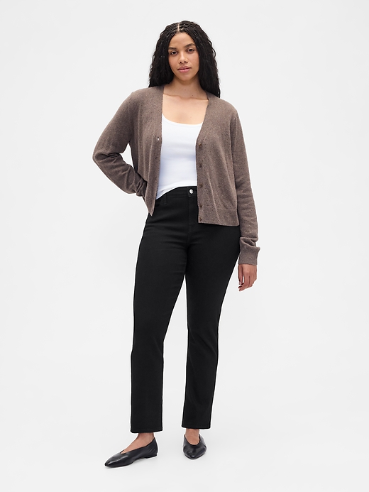 Image number 5 showing, Mid Rise Classic Straight Jeans