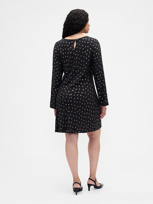 Image number 5 showing, Satin Boatneck Mini Dress