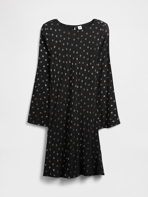 Image number 6 showing, Satin Boatneck Mini Dress