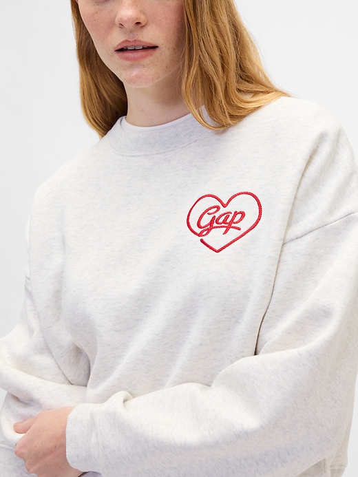Image number 4 showing, Oversized Holiday Graphic Sweatshirt