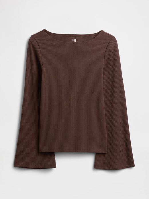 Bell Sleeve Boatneck T-Shirt | Gap Factory