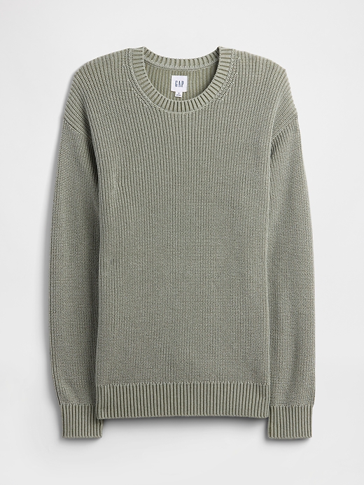 Image number 5 showing, Relaxed Plaited Crewneck Sweater