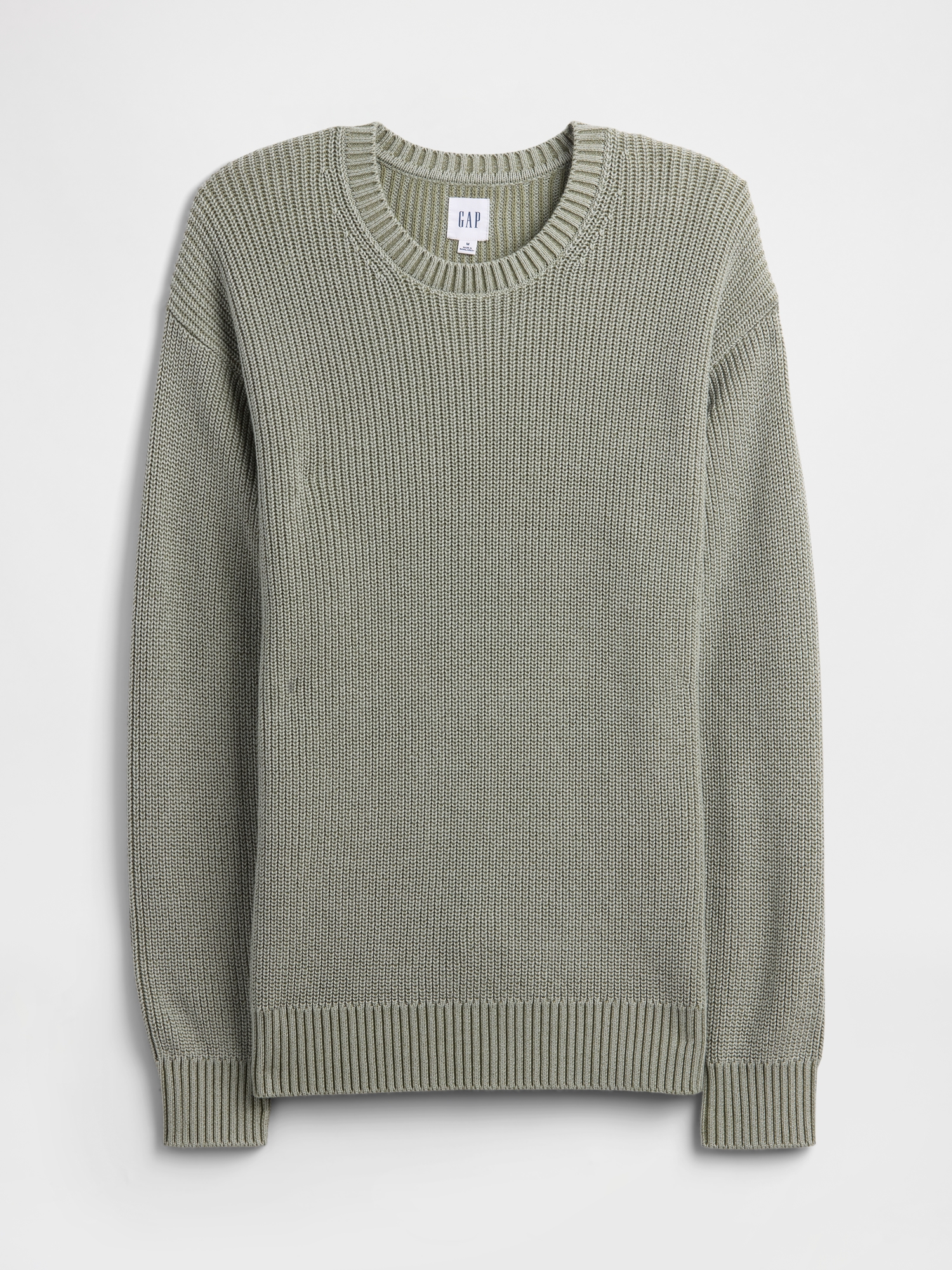 Relaxed Plaited Crewneck Sweater | Gap Factory