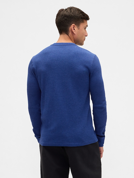 Waffle-Knit Crewneck T-Shirt | Gap Factory