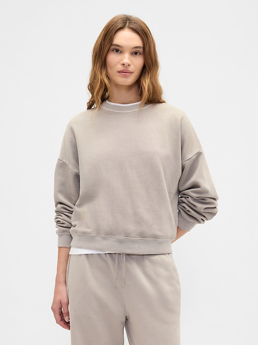 Image number 1 showing, Relaxed Wedge Crewneck Sweatshirt