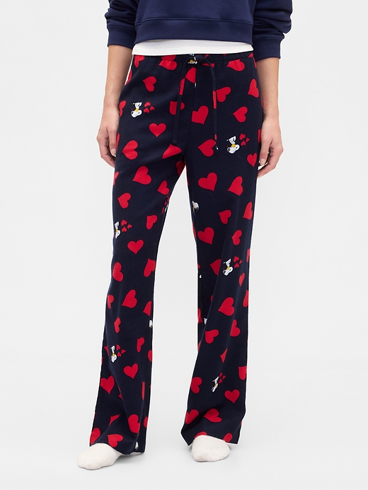 Image number 3 showing, Peanuts Relaxed Flannel PJ Pants